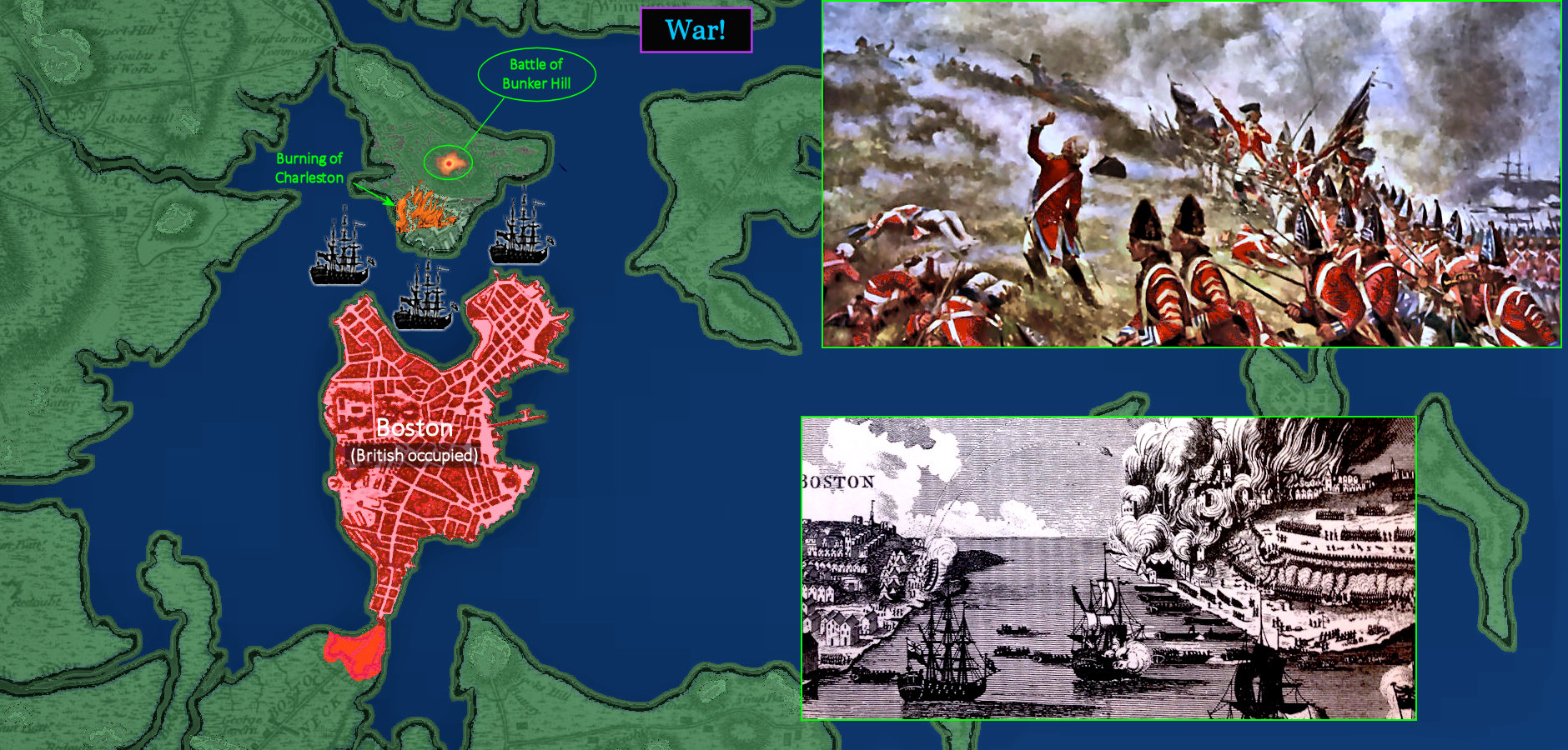 Battle of Bunker Hill, 1775